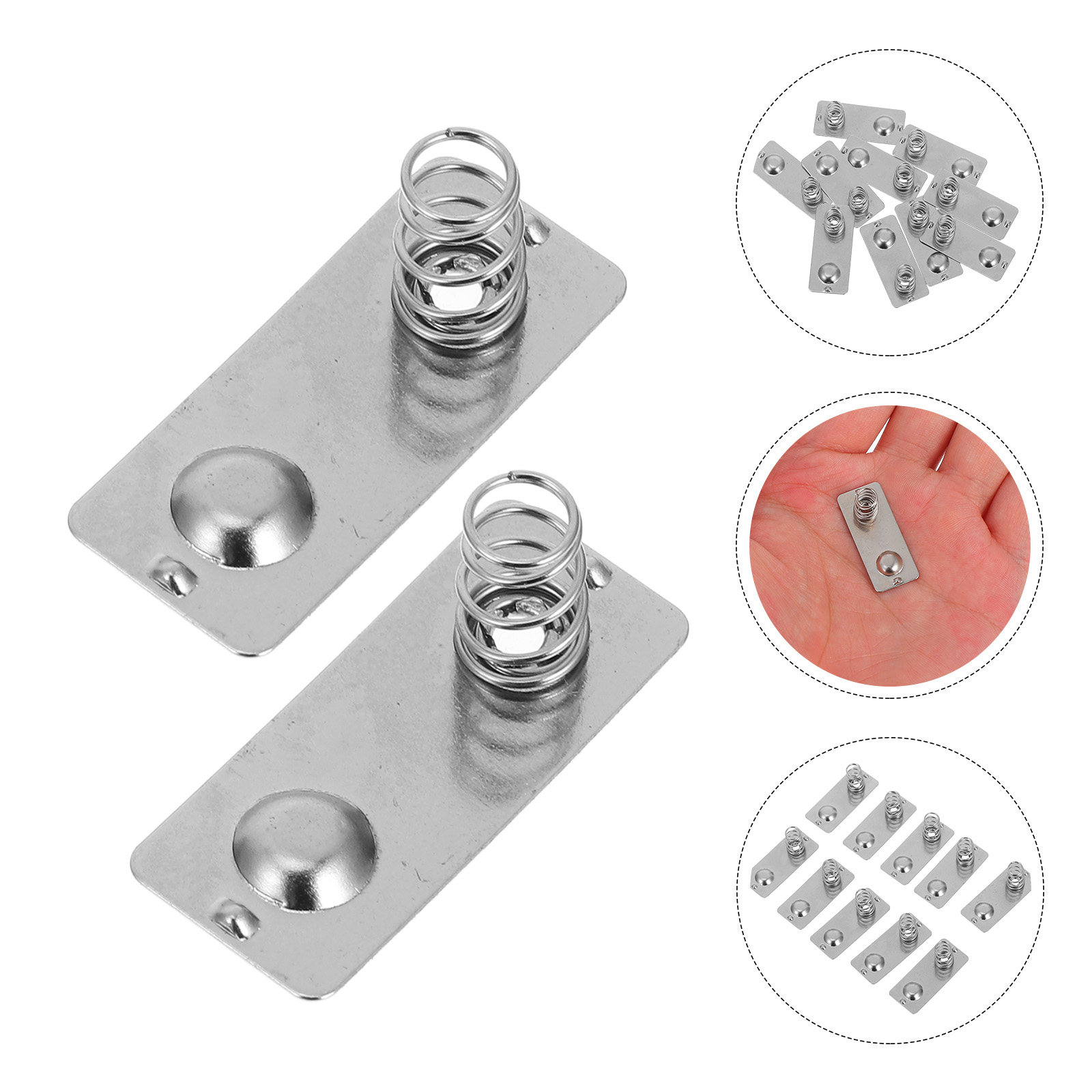 Electronics Repair In Usa - 10Pcs Nickel Plated Battery Spring Replacement