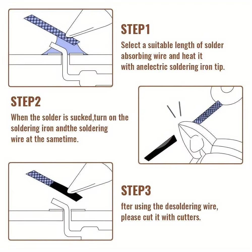 4.0mm Width Desoldering Braid  - Electronics Repair Tools recension och pris