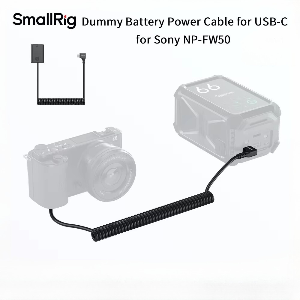 SmallRig 6542 USB-C Dummy Batt - Sony Camera Zv-E10 recension och pris