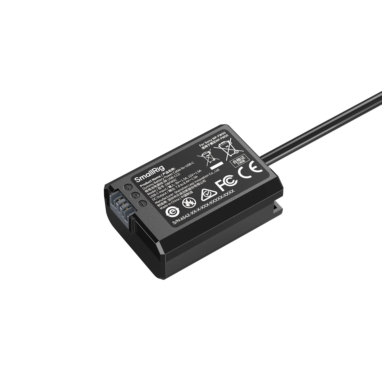 SmallRig 6542 USB-C Dummy Batt - Sony Camera Zv-E10 recension och pris