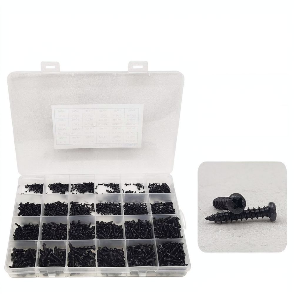Black Carbon Steel Self Tappin - Electronics Repair Hobby recension och pris